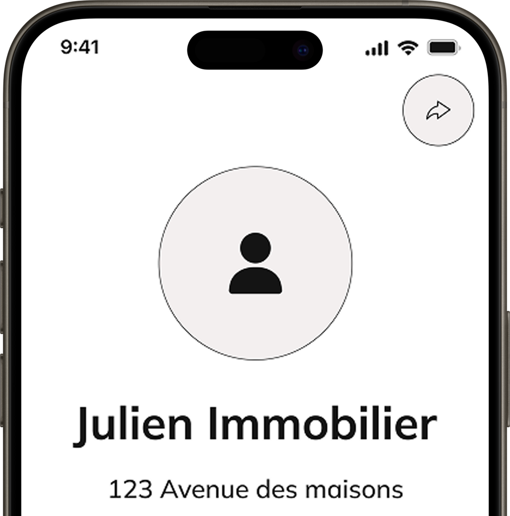 Exemple de carte de visite digitale