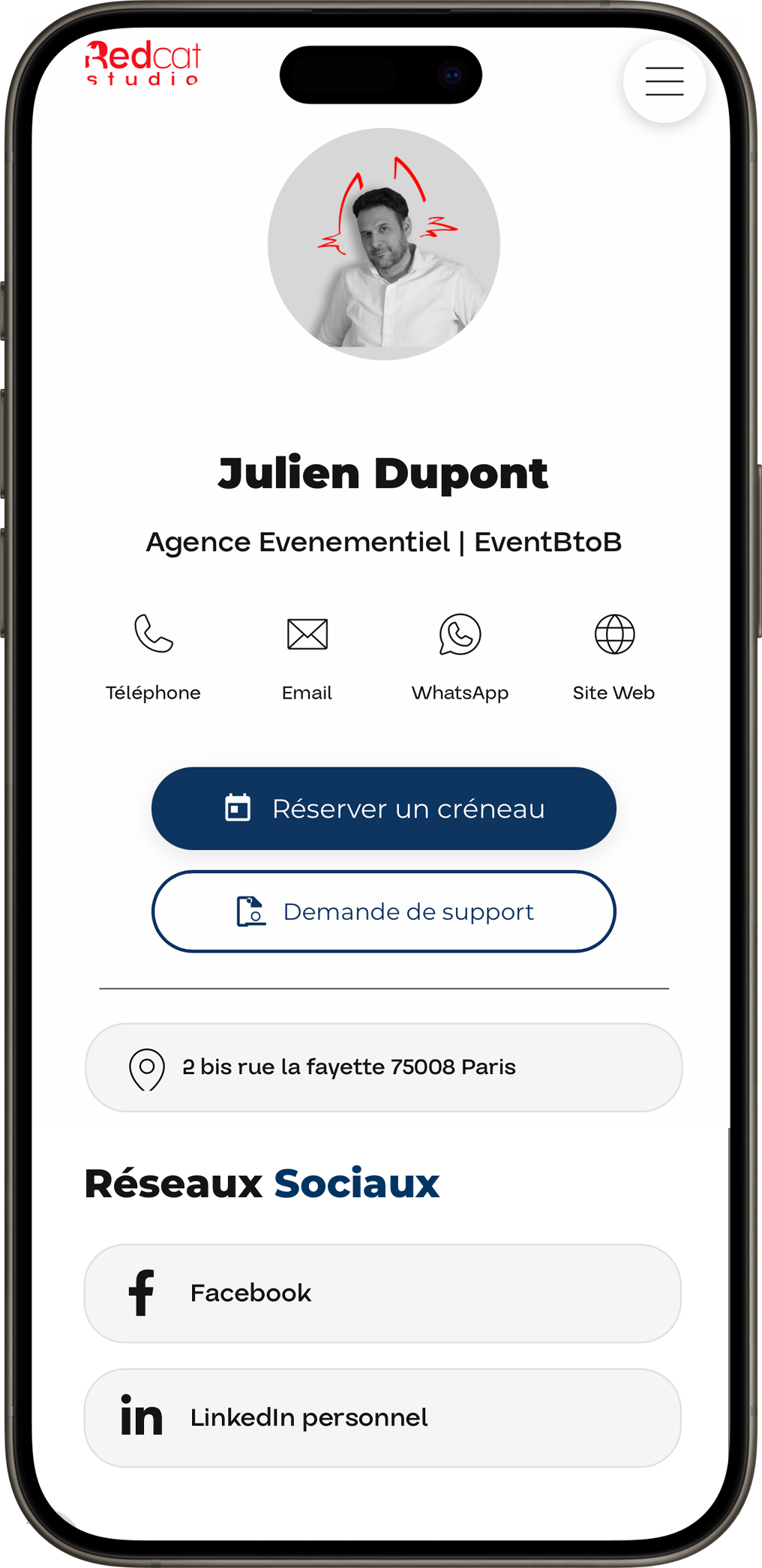 Template Professionnel Moderne