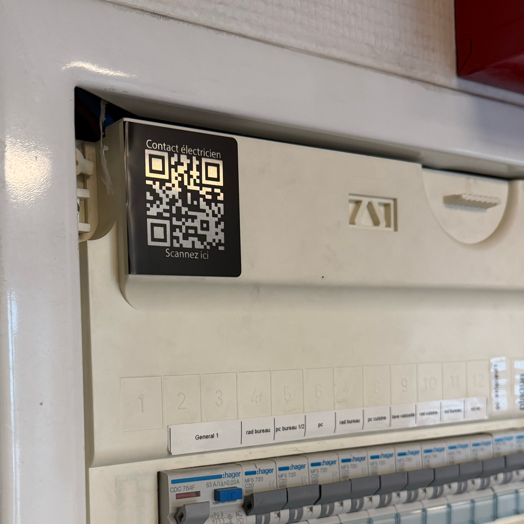 Sticker tableau électrique